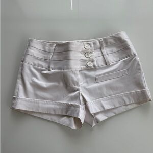 Women's White Shorts